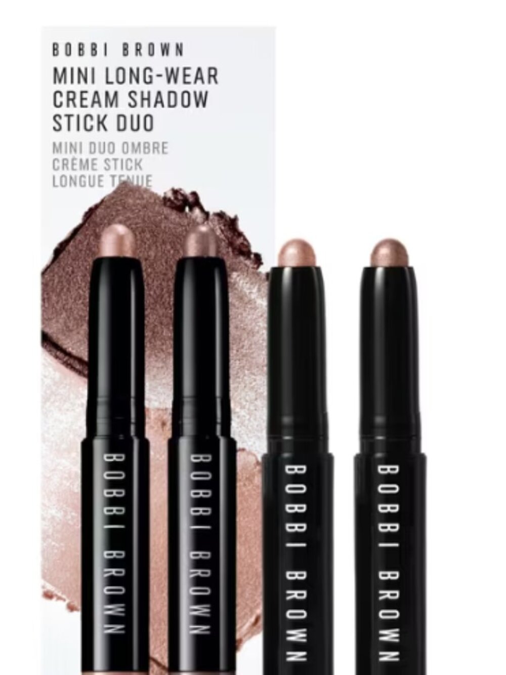 NEW Bobbi Brown Mini Long-Wear Cream Shadow Stick Duo
